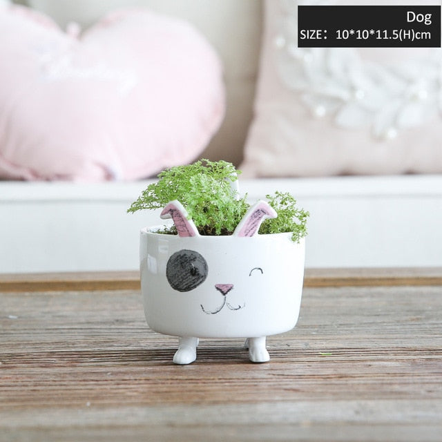 Cute Animal Figure Vase