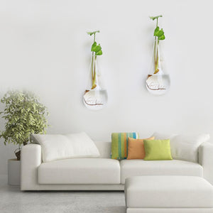 Hanging Clear Home Glass Wall Mounted