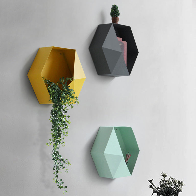 Geometric Diamond Shape Wall Vase