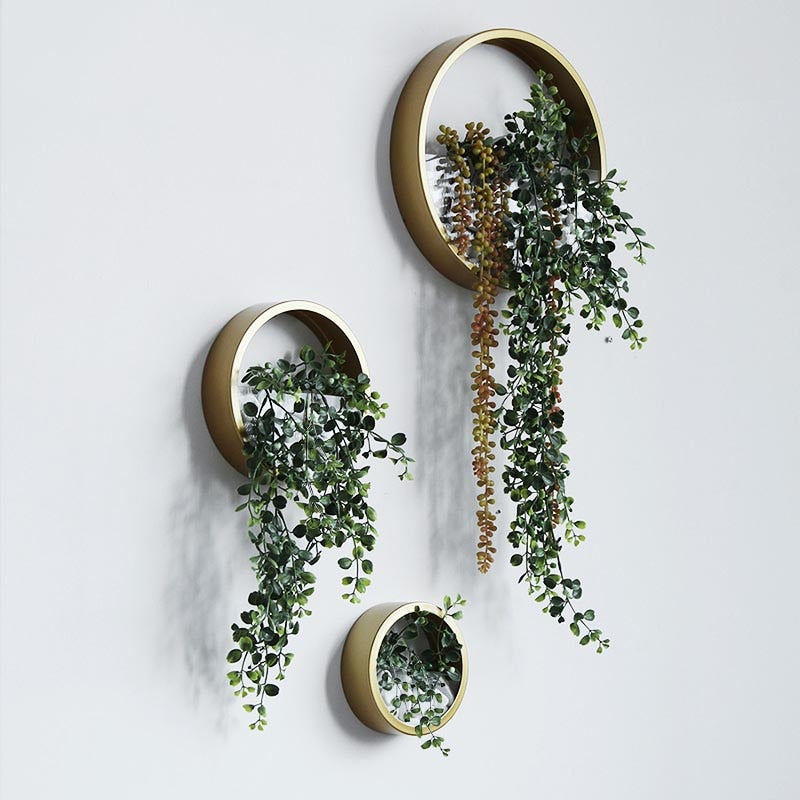 Creative Wall Vases Metal Art