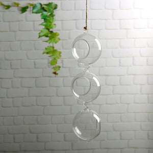 Fashion Glass Flower Hanging Vase