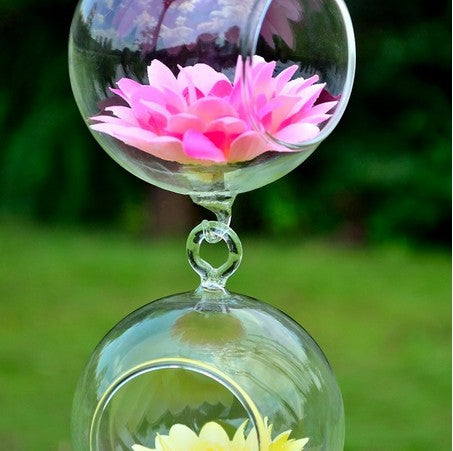 Creative Clear Ball Hanging Glass Vase