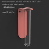 Creative Wall Vase Metal Glass Tube