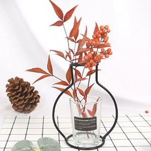 Iron Shelving Flower Vase