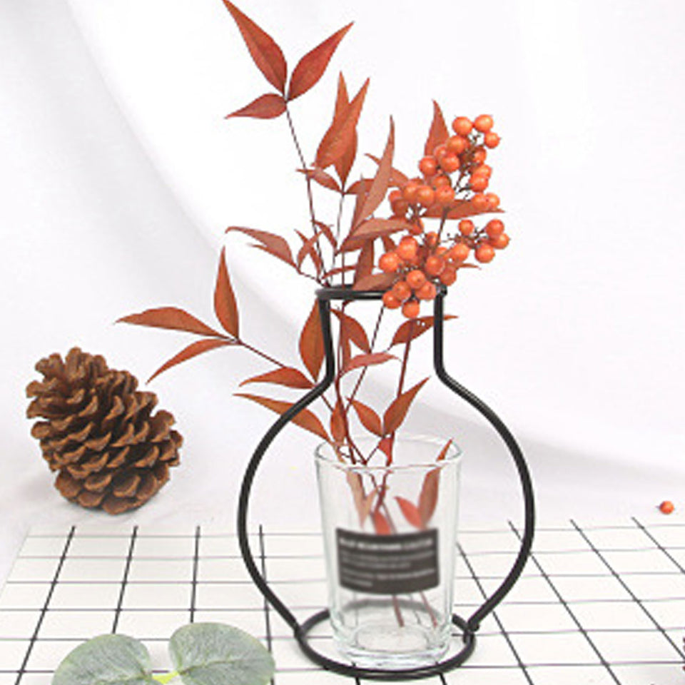 Iron Shelving Flower Vase