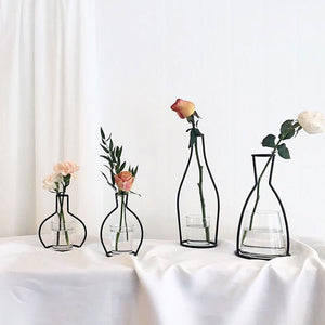 Iron Shelving Flower Vase