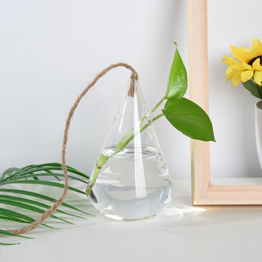 Hanging Glass Ball Vase