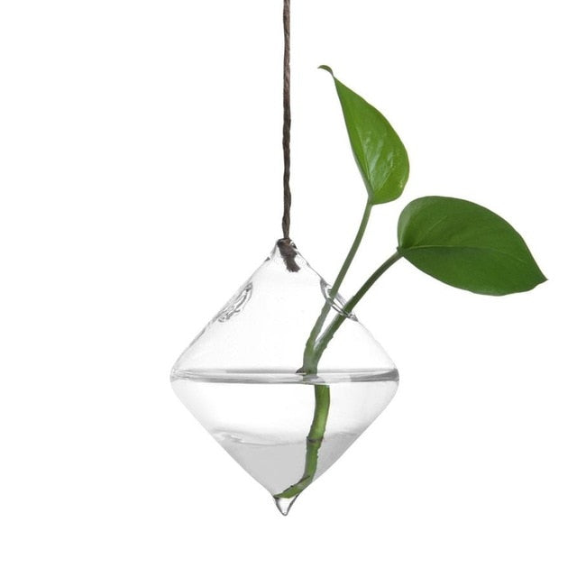 Hanging Glass Ball Vase