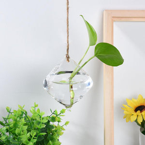 Hanging Glass Ball Vase