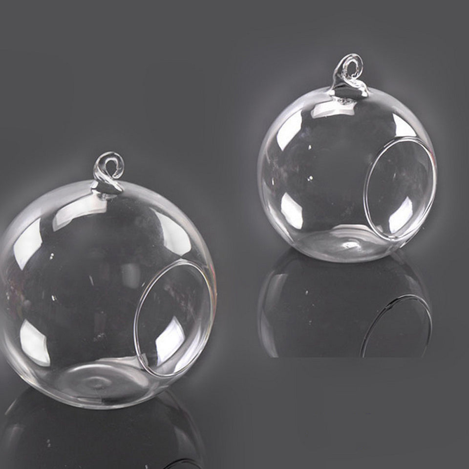 Ball Shape Hanging Glass Vase